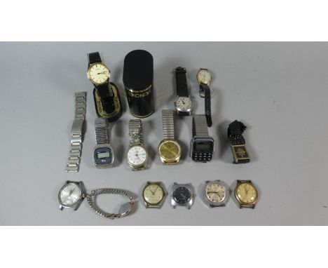 A Collection of Thirteen Wrist Watches to Include Casio Calculator 