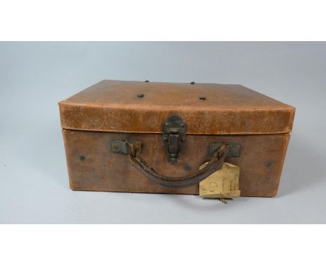 A Vintage Pressed Cardboard Picnic Set with Sirram Kettle, Cups and Saucers etc, 34cm Wide 