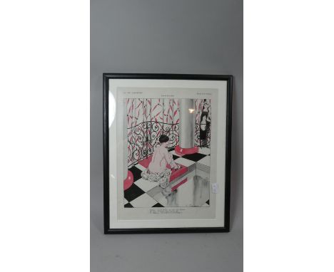 A Framed Print of Nude from La Vie Parisienne 