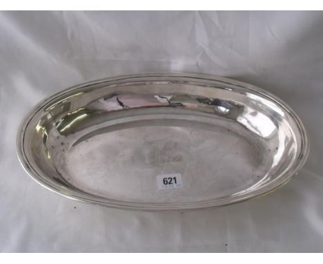 South American bread dish of oval  outline 14” long 890g       