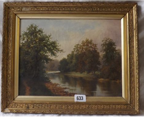 R. Miller Brown 1898 – On the Derwint 9” x 11½“ signed & dated