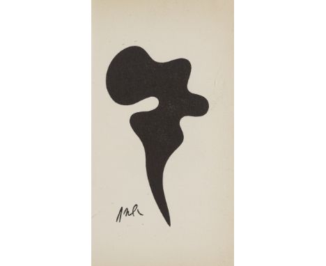 Arp, Jean - - Maxime Alexandre. L'oiseau de papier. Collages inédits de Jean Arp. Mit 4 ganzs. Holzschnittillustrationen von 