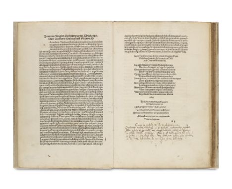 Marcus Tullius Cicero. M. Tul. Ciceronis Pulcherrimi. elegantissimique. De oratore libri Tres ... Mit Titel in Rot und Schwar
