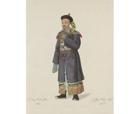 China - - Johann Gottfried Grohmann (Hg.). Gebräuche und Kleidungen der Chinesen dargestellt in bunten Gemälden von dem Mahle