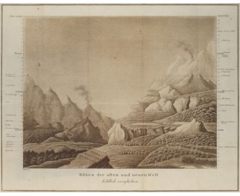 Johann Wolfgang von Goethe. Höhen der alten und neuen Welt bildlich verglichen. Ein Tableau vom Hrn. Geh. Rath v. Göthe mit e