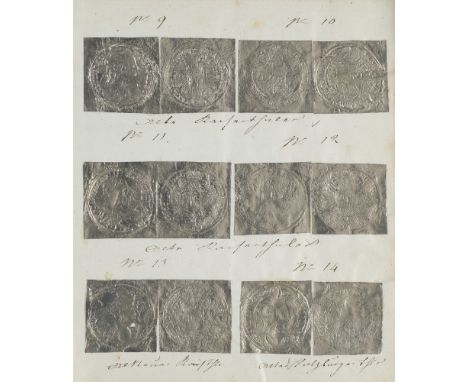 Numismatik - - Sammlung von Gold- und Silbermünzen (RTitel). Manuskript-Katalog einer Münzsammlung mit nahezu 600 goldenen un