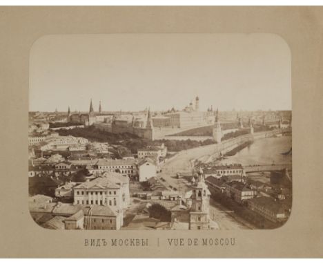 Russland - Moskau - - Scherer, Nabholz &amp; Cie. (Vues de Moscou) (DTitel). Sammlung von 29 Albuminabzügen. Je 11,7 x 16 cm.