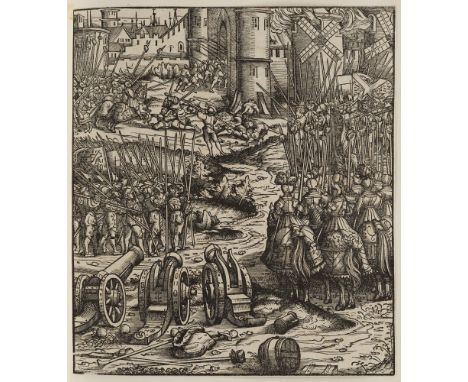 Hans Burgkmair. Der Weiss Kunig. Sammlung von 50 Holzschnitten. 1775. Auf unterschiedlichen Papieren, Vergé und Bütten. Blatt