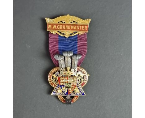 Of Royal &amp; Masonic interest: Albert Edward Prince of Wales, later Edward VII, Grand Master of the United Grand Lodge of E
