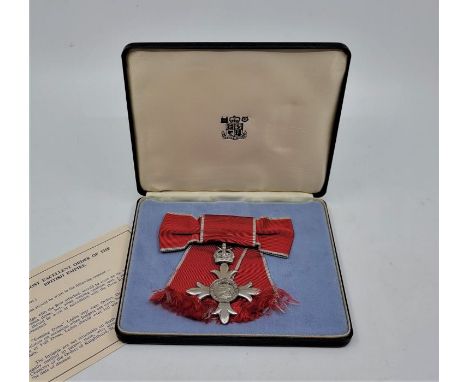 The Most Excellent Order Of The British Empire,&nbsp;ladies badge with bow, in Royal Mint case of issue.