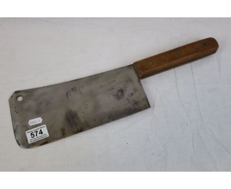 A Military Issued Meat Cleaver Dated 1978 And Marked No.129-7901 Along With The Broad Arrow.