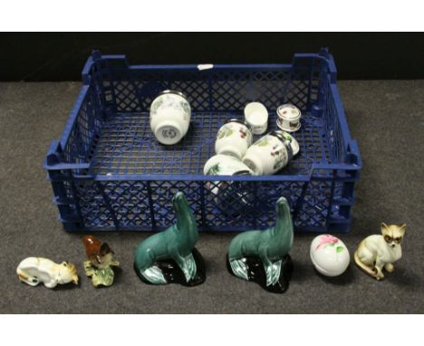 Collection of Ceramics including Beswick Bird, Poole, Royal Worcester, Limoge, etc