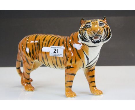 Large Beswick ceramic model of a Tiger, approx 18.5cm tall