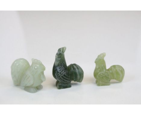 Three Oriental Jade Animals