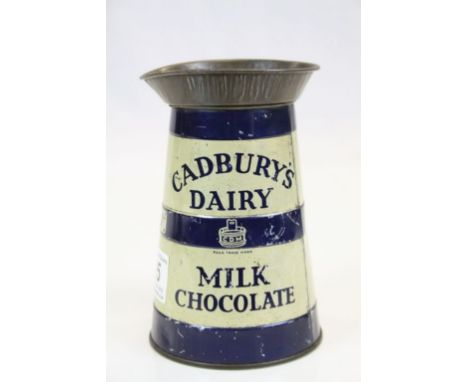 Advertising - Vintage ' Cadbury's Dairy Milk Chocolate ' Advertising Tin in the form of a Milk Churn