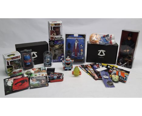 Quantity of TV &amp; Film related collectables, to include Neca The Nightmare Before Christmas Santa Jack action figure, Neca
