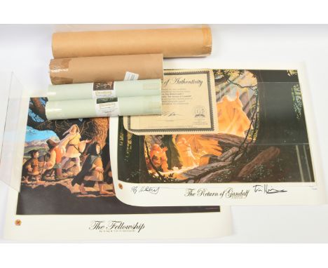 The Lord of the Rings Lithographic Prints &amp; French Cinema Lobby Collection, prints to include Dynamic Forces Greg &amp; T