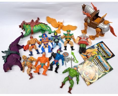 Mattel Masters of the Universe loose incomplete action figure lot inc He-Man, Skeletor, Stridor in mixed lot. Poor to fair