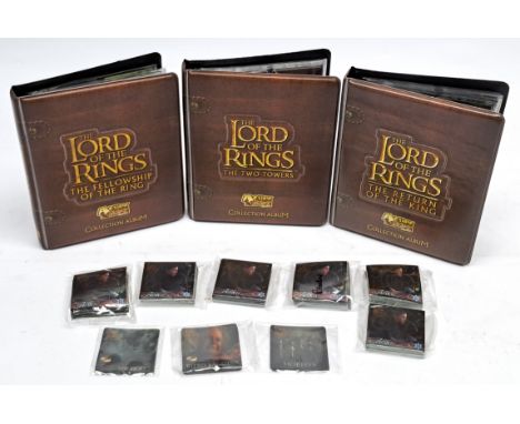 Artbox The Lord of the Rings Action Flipz Collection Albums with cards, to include The Fellowship of the Ring with cards 1 - 