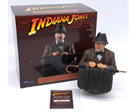 Gentle Giant Diamond Select Indiana Jones Dr. Henry Jones 1:6 scale mini bust, LE 224/3000, Excellent, within Excellent packa