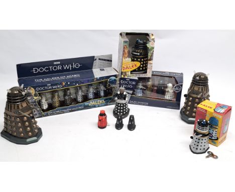 Quantity of Doctor Who Daleks, to include Big Chief Studios The Daleks of Skaro set, Dalek Invasion multipack, Product Enterp