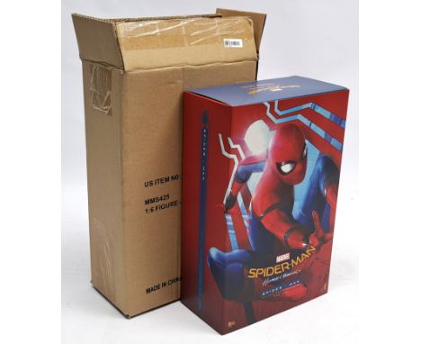 Hot Toys Spider-Man Homecoming Spider-Man 1/6th scale collectible figure, MMS-425, Excellent to Near Mint, Complete, within E