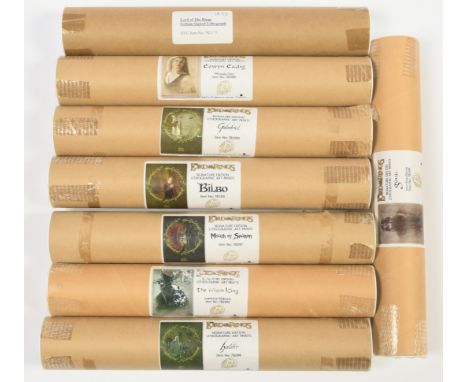 Cards Inc. The Lord of the Rings Signature Edition Art Prints x8, to include Gollum - Andy Serkis, Gimli - John Rhys-Davies, 