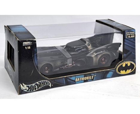 Mattel Hot Wheels Limited Edition Batmobile (1989 Movie), Battle Damaged Limited Edition 1/10,000, within Good Plus sealed pa