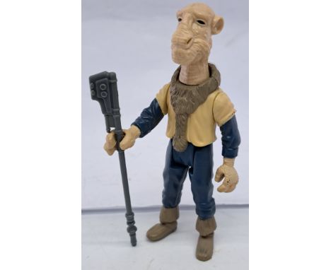 Kenner Star Wars vintage Yak Face with staff last 17. Condition excellent to excellent plus