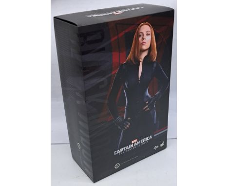 Hot Toys Marvel Black Widow MMS239 Captain America The Winter Soldier. Condition good plus to excellent