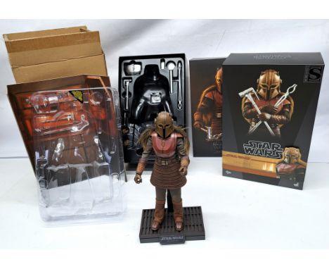 Hot Toys Star Wars The Armorer 1/6th scale collectible figure TMS044 - The Mandalorian. Condition Good plus to excellent.&nbs