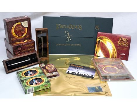 Quantity of The Lord of the Rings Collectables, to include The Noble Collection Swords of Middle-Earth miniature reproduction