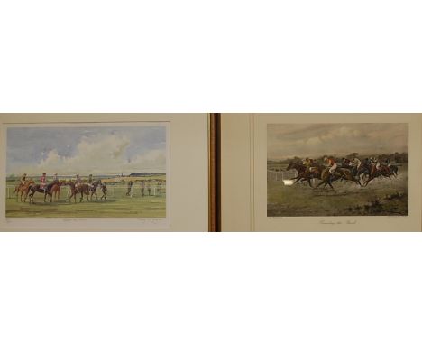 Terry McKivargan (b.1929) - Before the Start, limited edition colour print, signed, titled and numbered 797/850 in pencil to 