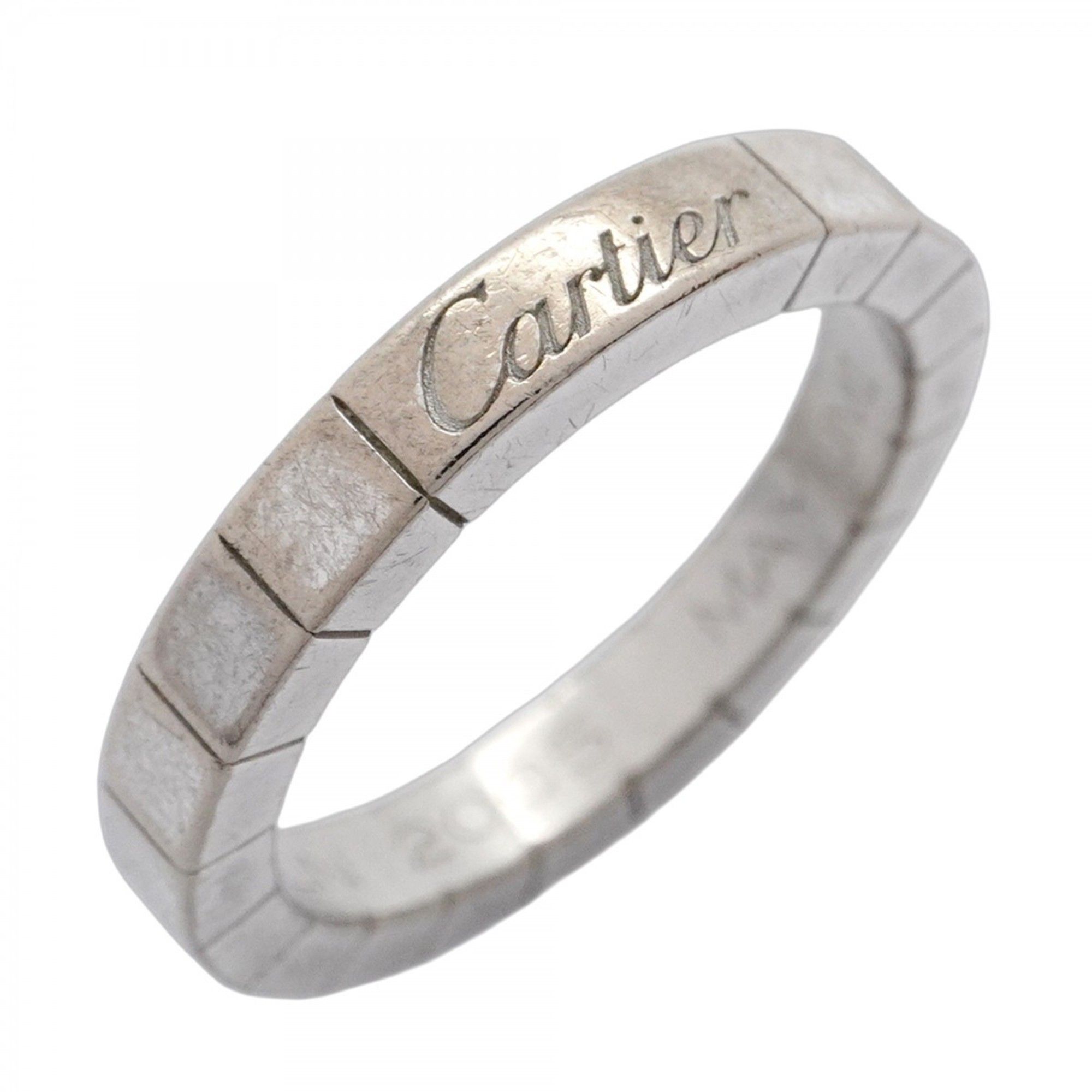 Cartier Lanier Ring, 18K White Gold, #51, Women's