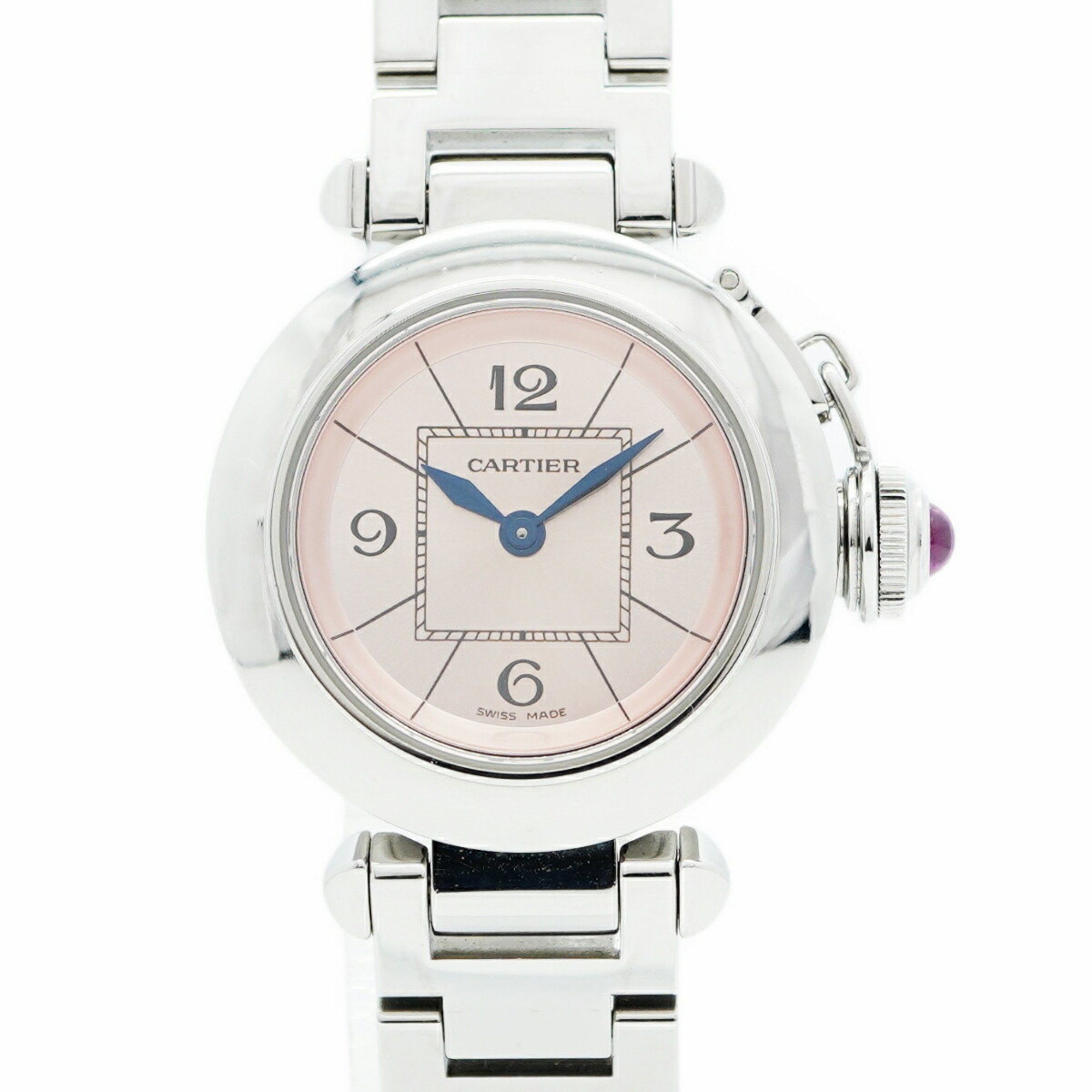 Cartier Miss Pasha W3140008 Pink Dial Women's Watch