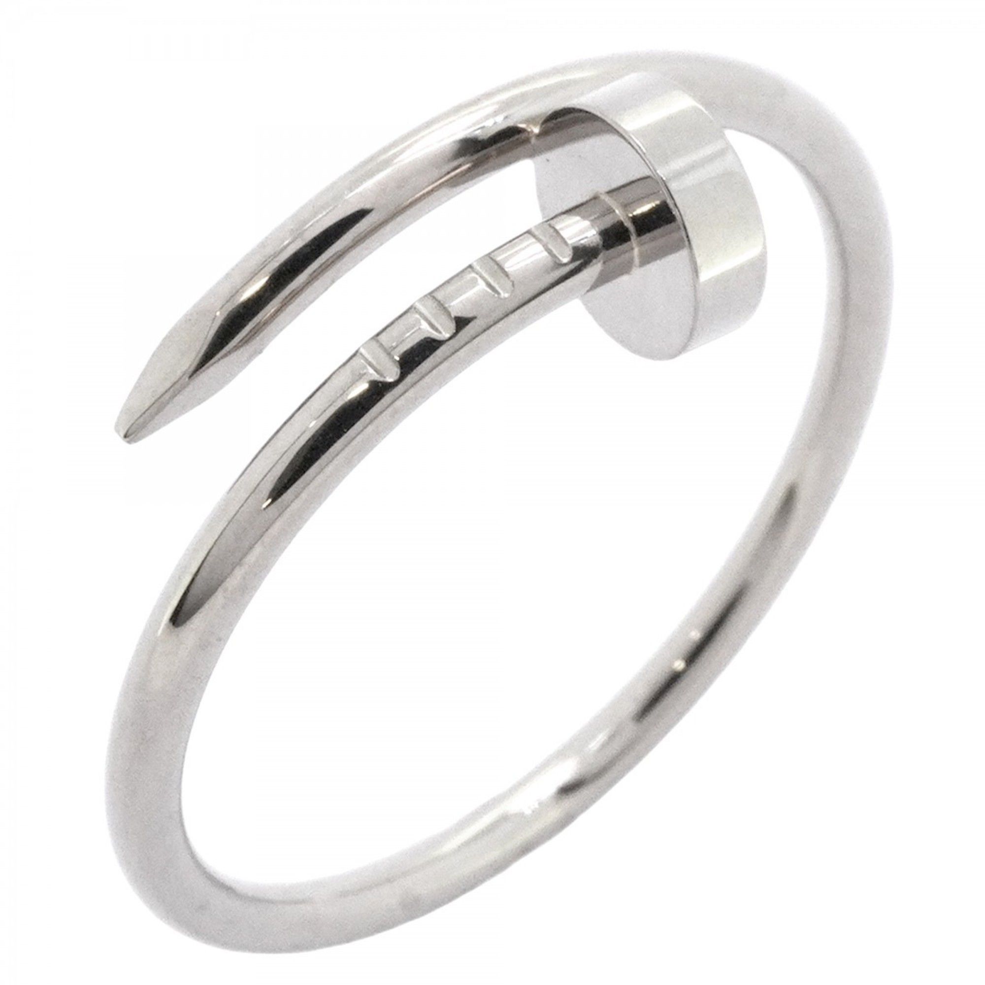 Cartier Juste un Clou Small Ring, 18K White Gold, #64, Men's