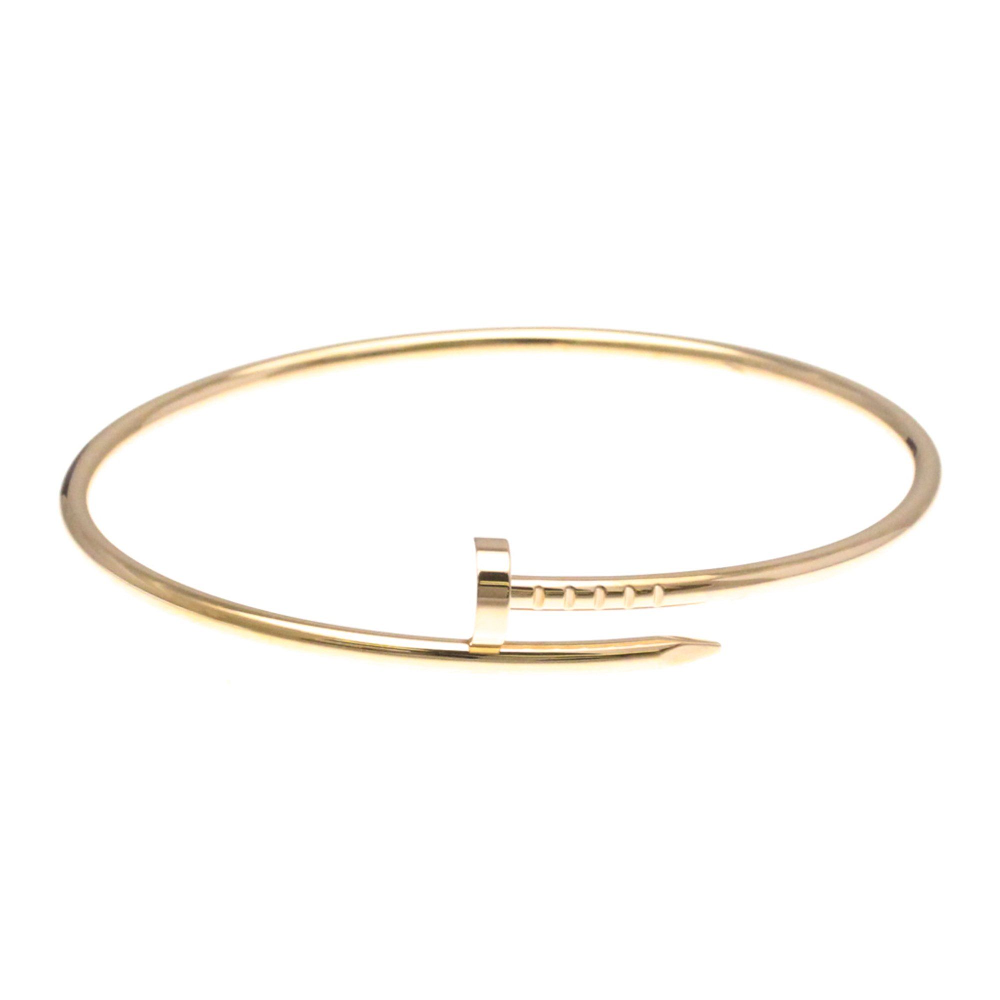 Cartier Juste Un Clou Pink Gold (18K) No Stone Charm Bracelet Pink Gold