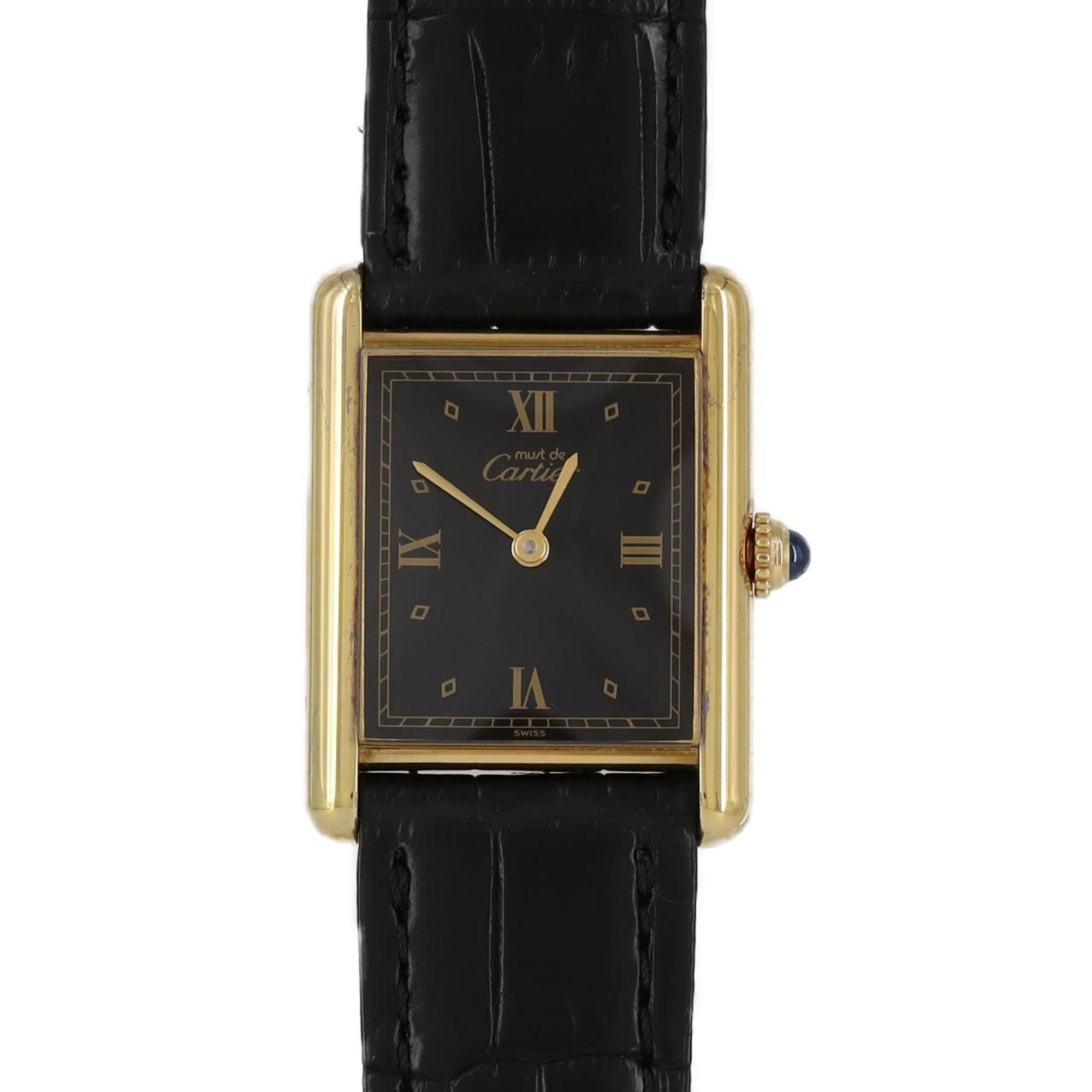 Cartier Must Tank MM GP Quartz Watch