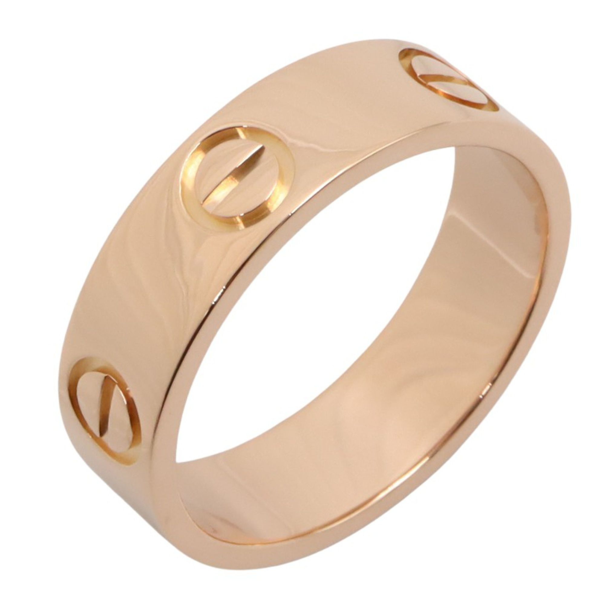Cartier Love Ring, 18K Pink Gold, Women's