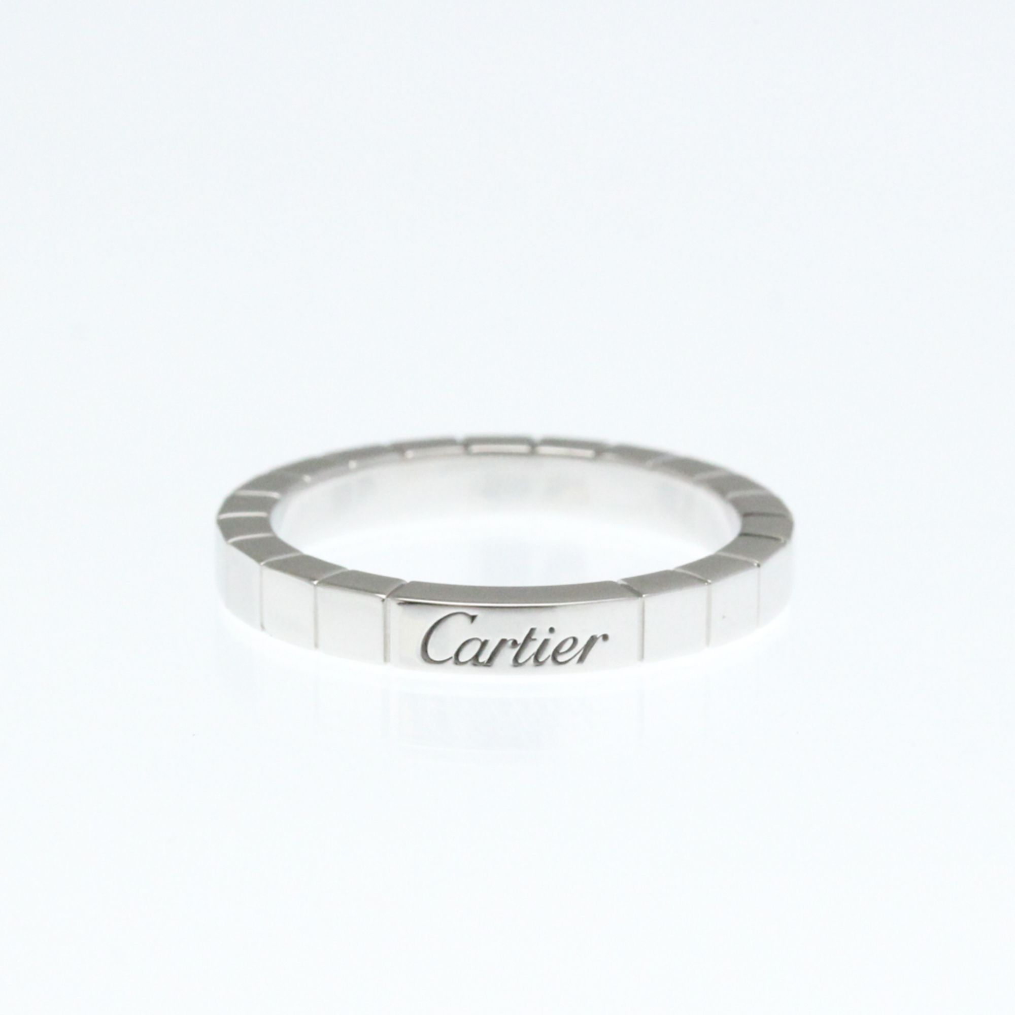 Cartier Lanieres White Gold (18K) Fashion No Stone Band Ring Silver