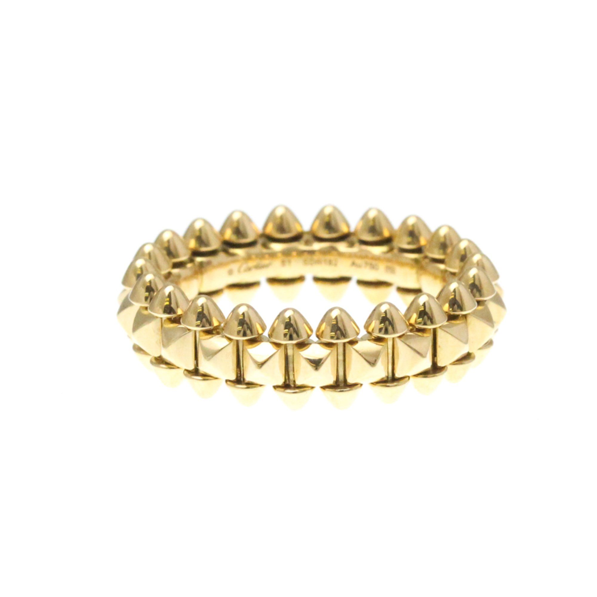 Cartier Crush De Cartier Ring Small Pink Gold (18K) Fashion No Stone Band Ring Pink Gold