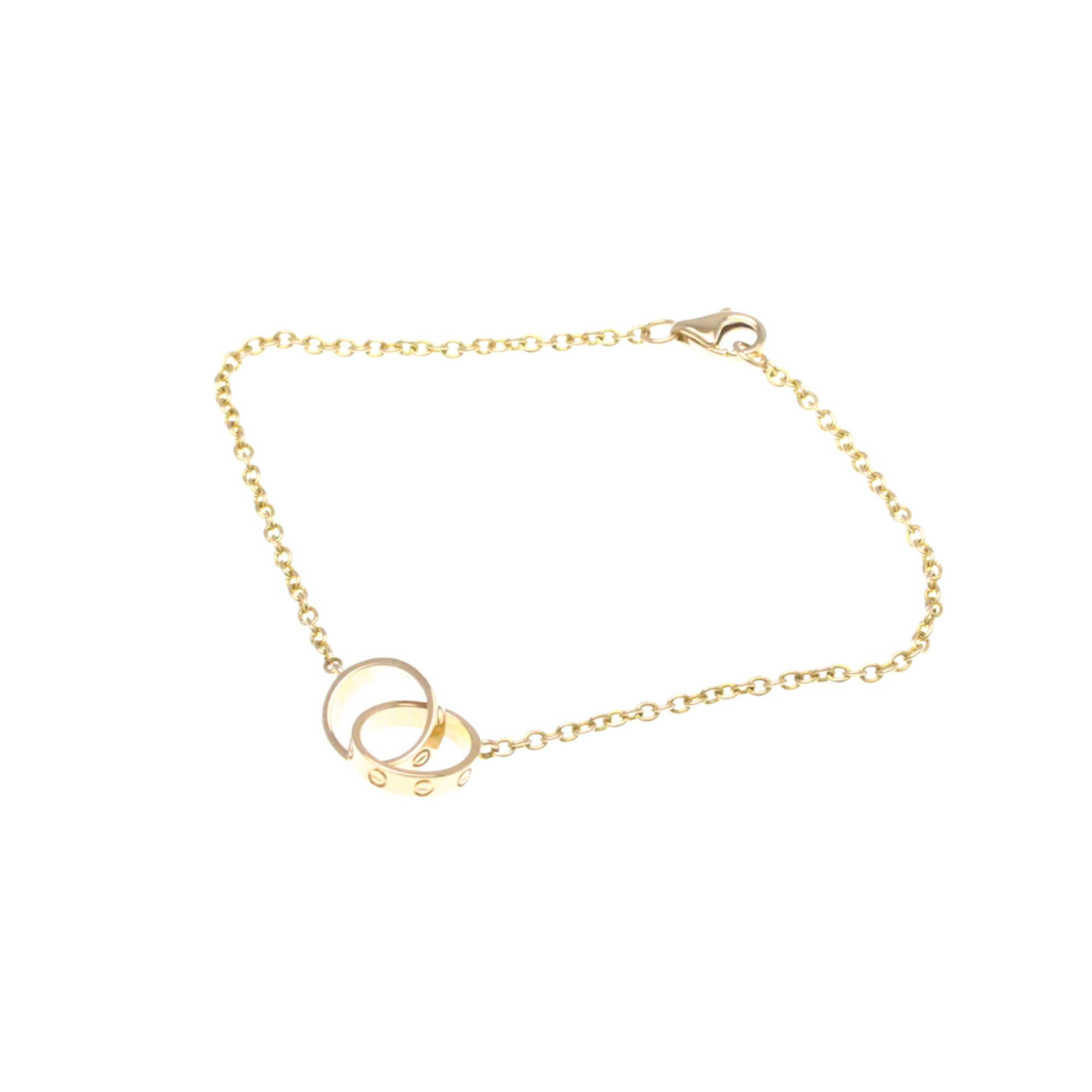 Cartier Baby Love Bracelet Pink Gold (18K) No Stone Charm Bracelet Pink Gold