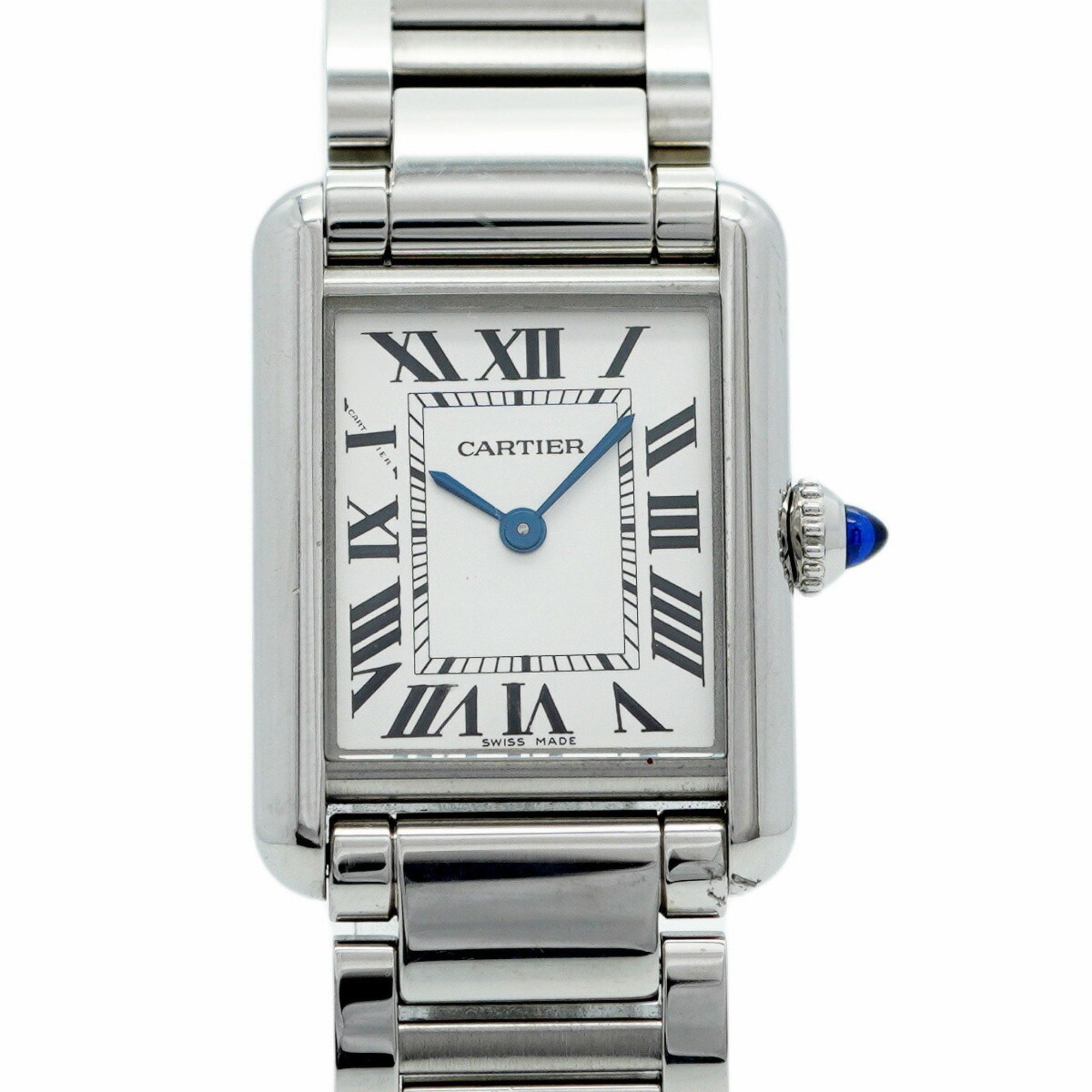 Cartier Tank Must SM WSTA0051 Silver Dial Women's Watch