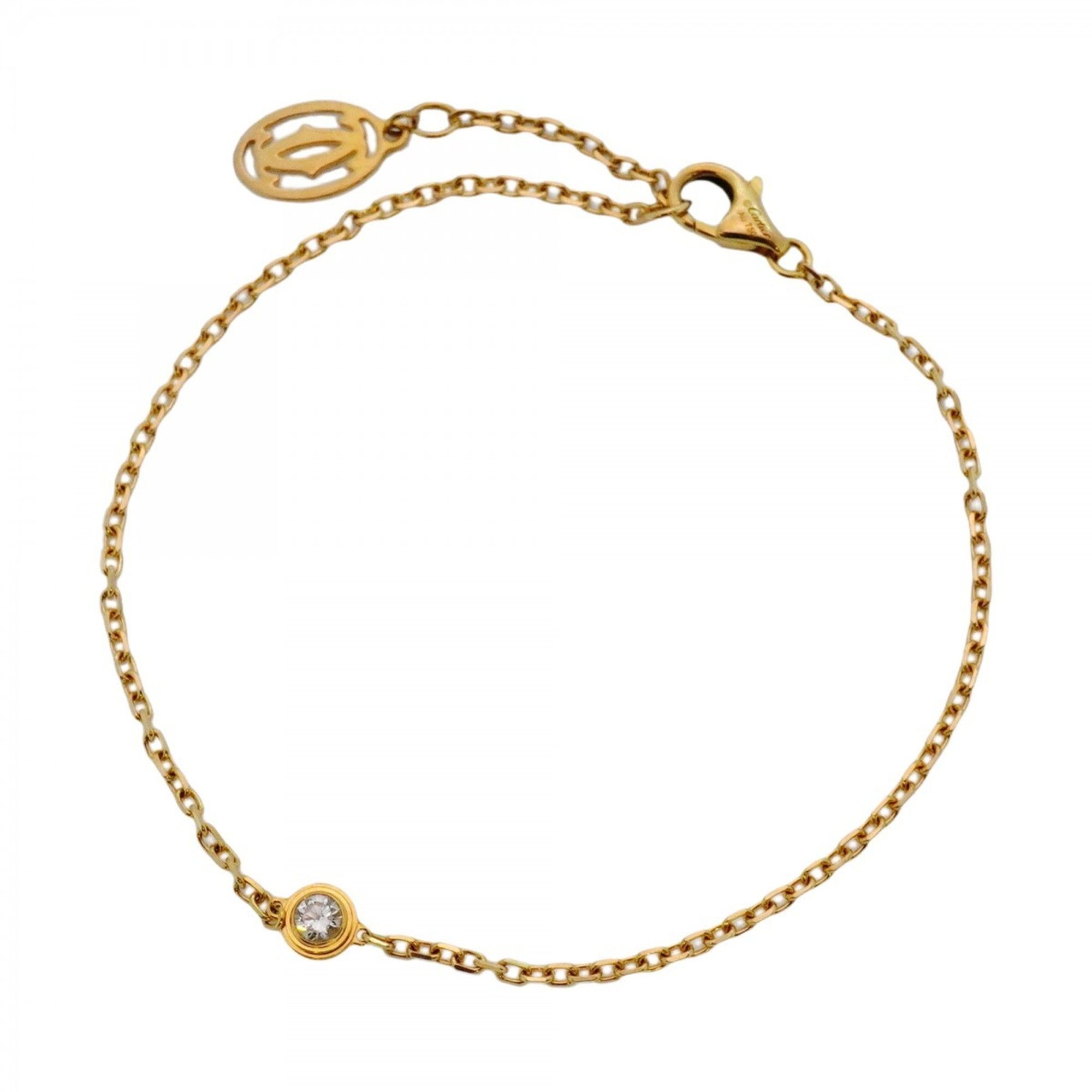 Cartier D'Amour Small Diamond Bracelet, 18K Yellow Gold, 1PD, Women's
