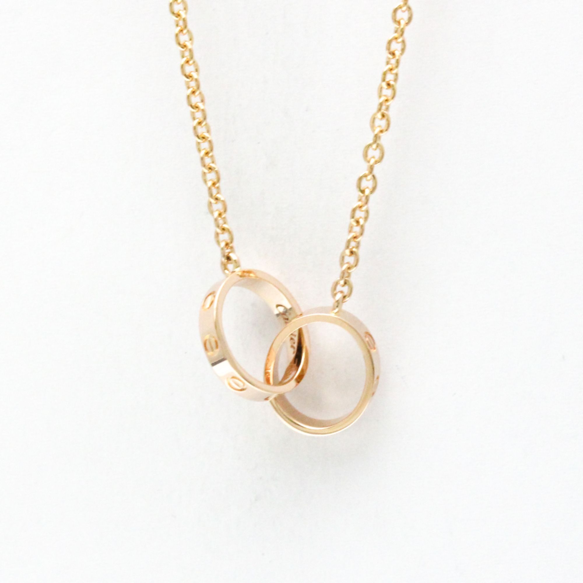 Cartier Baby Love Necklace Pink Gold (18K) No Stone Men,Women Fashion Pendant Necklace (Pink Gold)