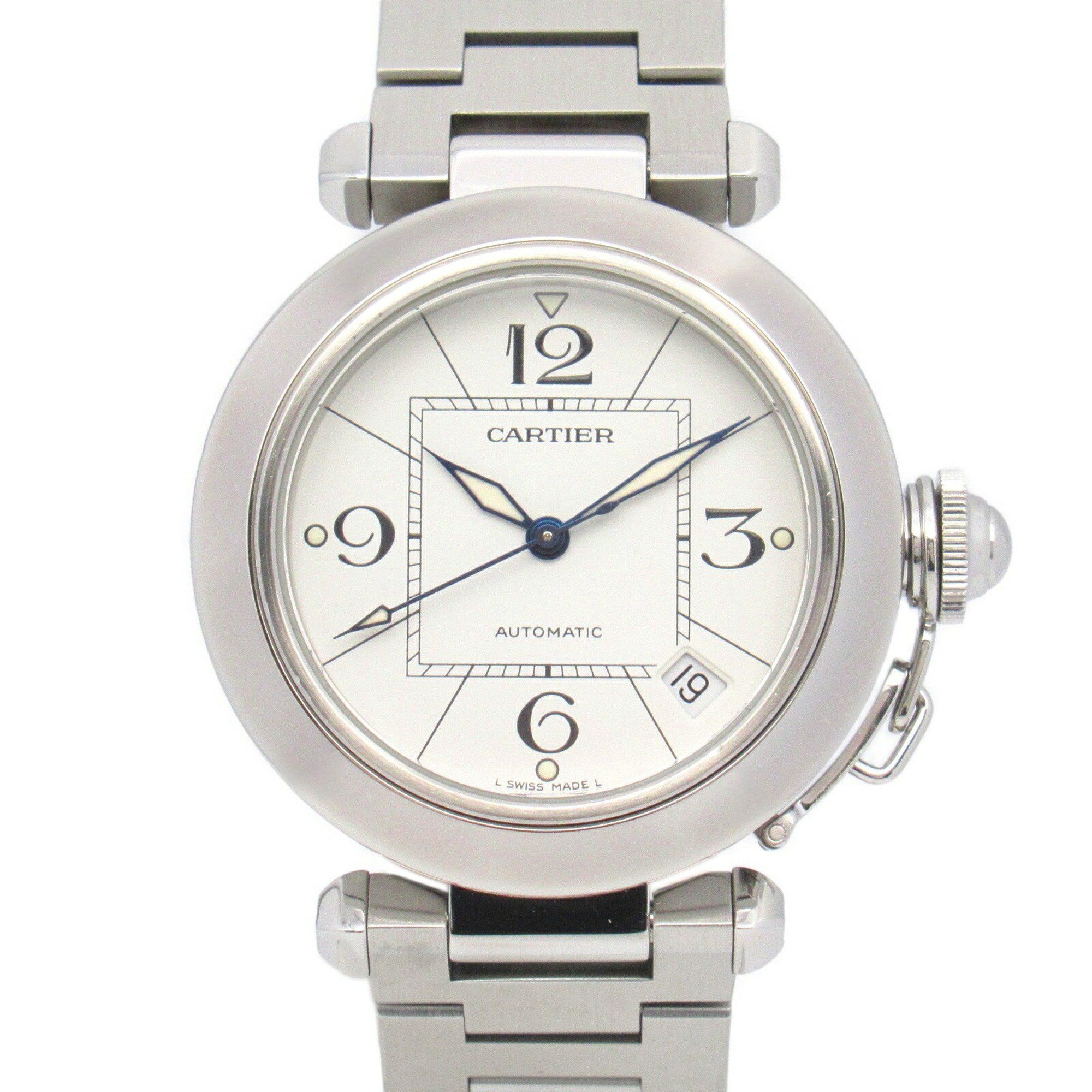 Cartier Pasha C Watch Stainless Steel Boys White W31074M7