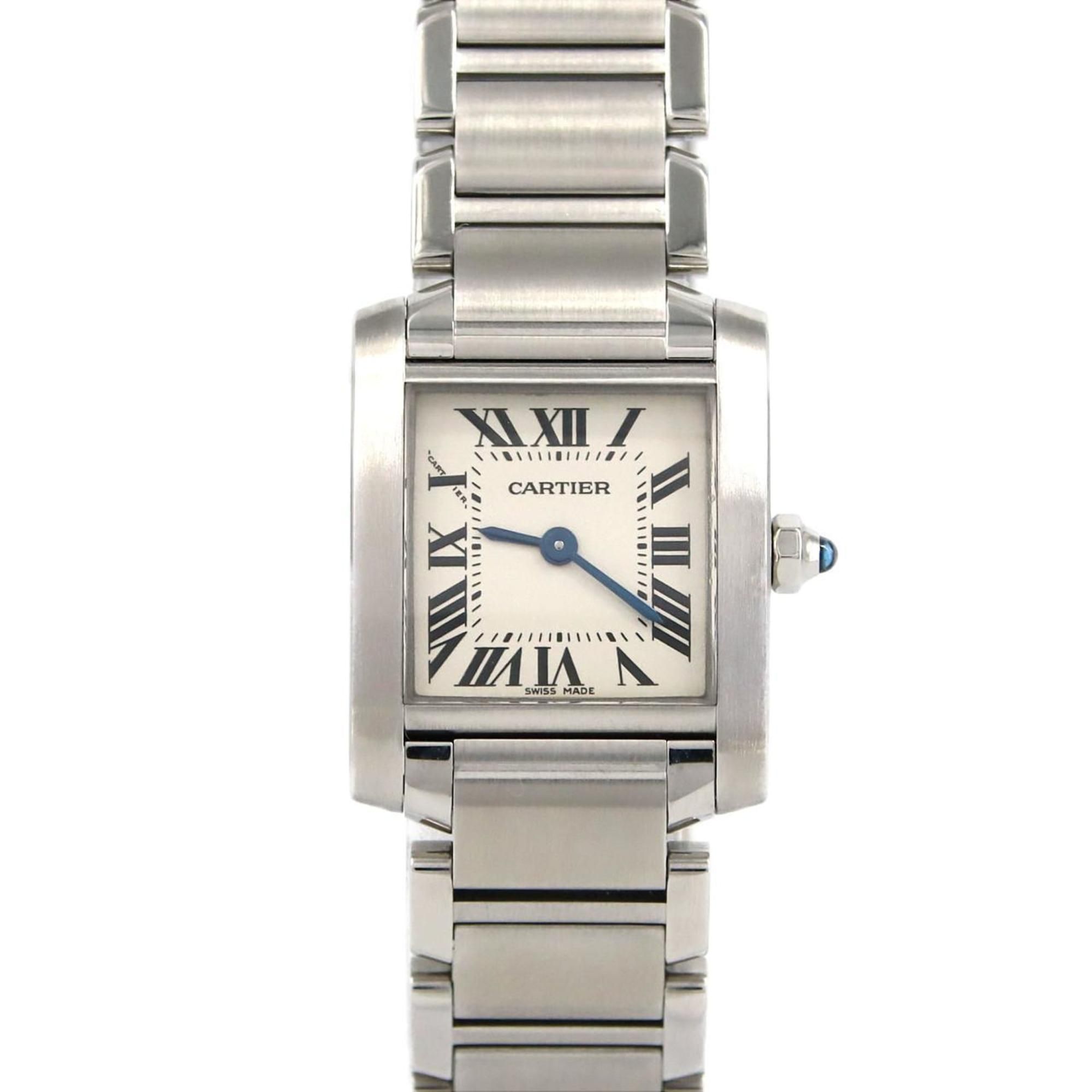 Cartier Tank Francaise SM W51008Q3 SS Wristwatch Quartz