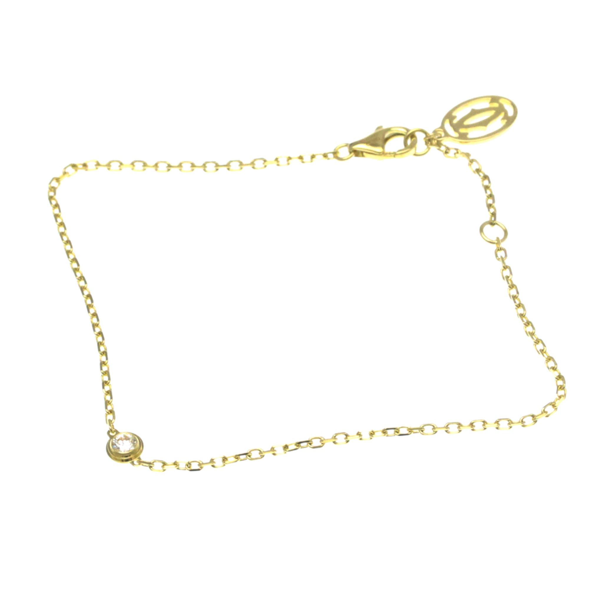 Cartier D'Amour Bracelet SM Yellow Gold (18K) Diamond Charm Bracelet Gold