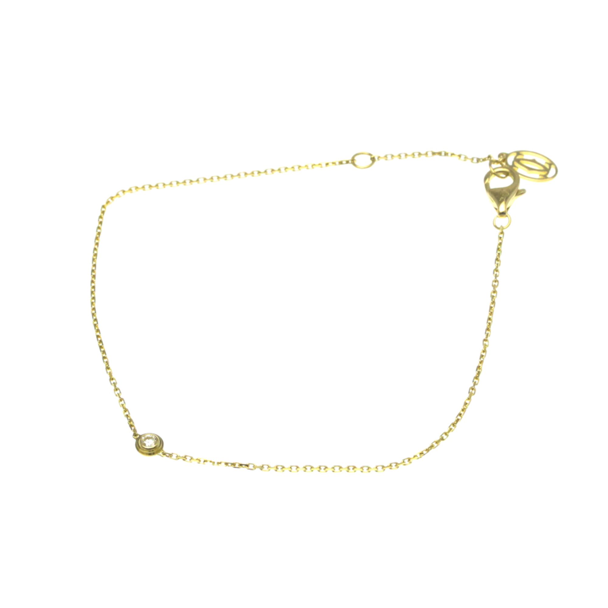 Cartier D'Amour Bracelet XS Pink Gold (18K) Diamond Charm Bracelet Pink Gold
