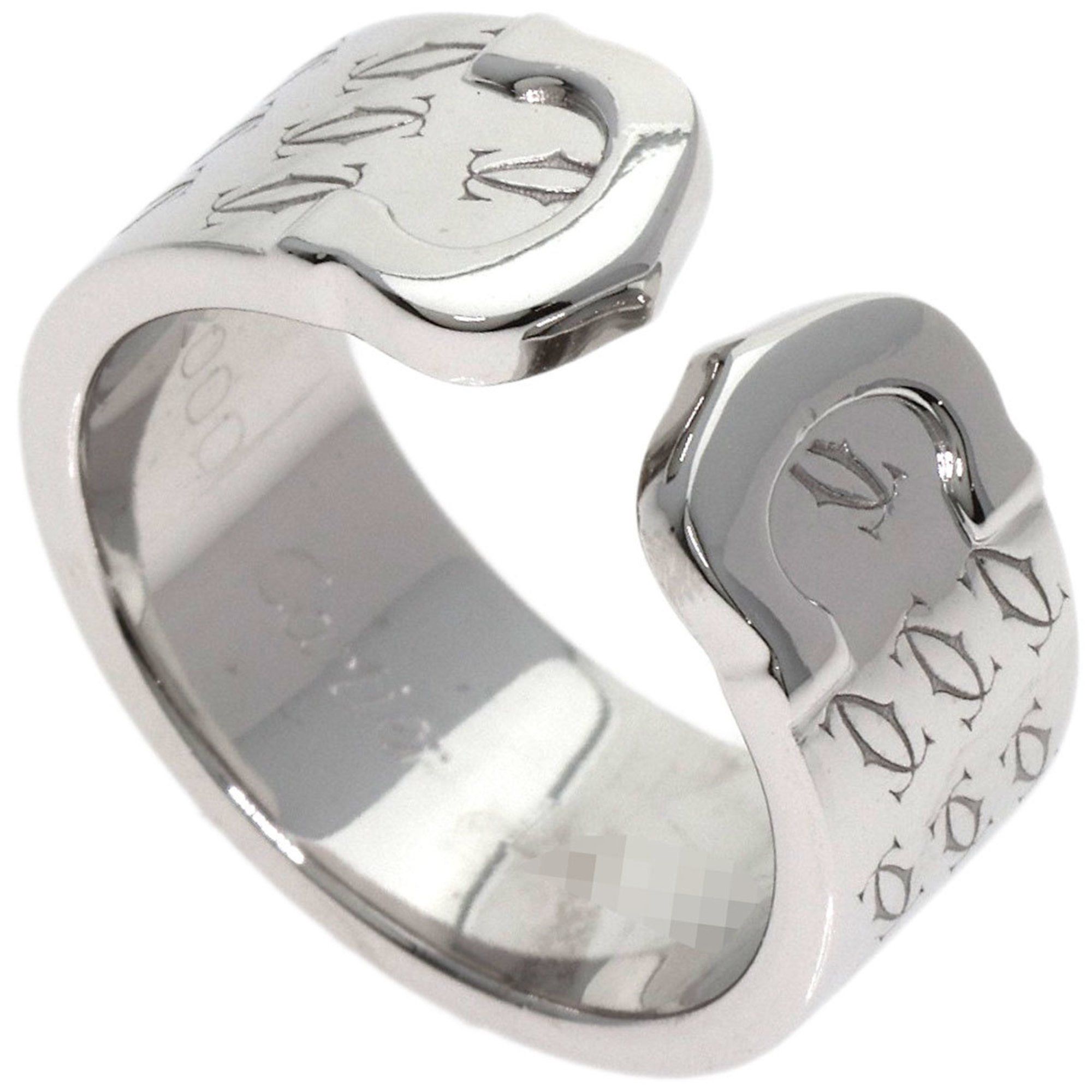 Cartier C2 2000 Limited Edition #50 Ring in 18K White Gold for Women